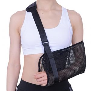 kiki fancy Bras droit bras gauche, bandage d'&eacute;paule en maille filet Blessures &agrave; l'&eacute;paule, bandage d'&eacute;paule Bras bandage d'&eacute;paule Coiffe des rotateurs d&eacute;chir&eacute;e Support de bras respirant Hommes Femmes (LingMingJinCui, neuf)