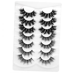 Veemoon 7paires Faux Cils Naturels Extensions De Cils Complets Vaporeux Accessoires Maquillage Pour Femmes (Quiet Window, neuf)