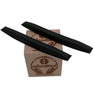 Misodiko Lot de 2 Coussinets de Rechange pour Casque Sennheiser HD25 HD 25-1 HD25-1 II HD25-13 HD25-C, HMD25, HME25, HMEC25 Noir (ChenDong QiaoQiao, neuf)