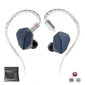 Hidizs MP145 Écouteurs Intra-Auriculaires HiFi IEM filaires, 14,3 mm, Pilote magnétique planaire Ultra-Large, Coque en Alliage d'aluminium aéronautique, pour Musicien, 4,4 mm (Hidizs EU, neuf)