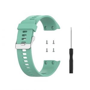Waekethy Bracelet pour Garmin Forerunner 35/Approach S10, Soft Silicone Bracelet Montre Sport Smartwatch Strap Compatible avec Garmin Forerunner 35/Approach S10 (teal) (Waekethy-EU, neuf)