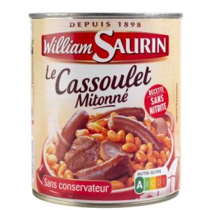 William Saurin Cassoulet Mitonne 840 g (J&S France, neuf)