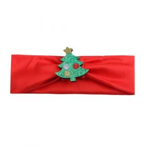 VICASKY Lot de 2 bandeaux de Noël pour enfants - Bandeau de Noël pour bébé - Bandeau de Noël pour bébé - Bandeau de Noël pour bébé - Rouge (Belicious Helper, neuf)