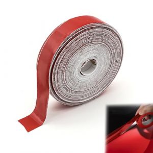 Juttzzei Bande Autocollante Voiture, 13mm x 10 M Bande D&eacute;corative de Voiture, Prime Vinly Bandes D&eacute;coratives Autocollantes pour Voiture, Moto, Bateau et Mod&eacute;lisme ou Bricolage(Rouge) (Juttzzei, neuf)