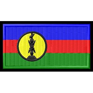 Écusson brodé drapeau de la Nouvelle-Calédonie Aufnäher parche Bordado écusson brodé écusson toppa ricamata (Masterpatch, neuf)