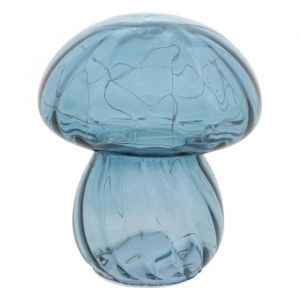 Atmosphera Cr&eacute;ateur d'int&eacute;rieur - Lampe &agrave; Poser Champignon Malu 15cm Bleu (Paris Prix, neuf)