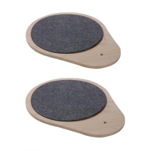 SHENGOCASE Lot de 2 accessoires de rechange pour tour d'arbre à chat, perchoir, marche, plate-forme pour arbre à chat du sol au plafond (34 x 43,9 cm) (junguangshangmaodian, neuf)