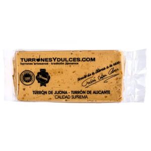 Turron Jijona ou Touron Mou, artisan 200 g (Turron Espagnol, nougat) | 64%~70% est l'amande méditerranéenne marcona. Dénomination d'Origine Jijona-Alicante. (turronesydulces, neuf)