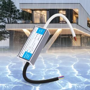 SUCIKORIO LED Transformateur 220V 12V 6W 0,5A Ext&eacute;rieur Etanche IP67, Alimentation LED Driver 12V 6W Ultra Fin LEDs Transfo Alimentation &agrave; D&eacute;coupage Convertisseur De Tension AC &agrave; DC Transfo Pour LEDs (Darmoo, neuf)