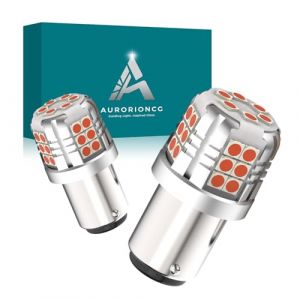 AURORIONCG Ampoule LED P21/5W Rouge 12V 1157 BAY15D Ampoule Feux de Frein 900LM [Non Canbus] (Paquet de 2) (CGTech, neuf)