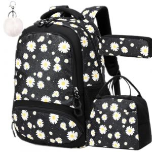 Jumpopack Cartable Fille Primaire CP Sac A Dos Fille Primaire Glitter Marguerite Sacs Scolaires, Cartables et Trousses (Newerfee, neuf)
