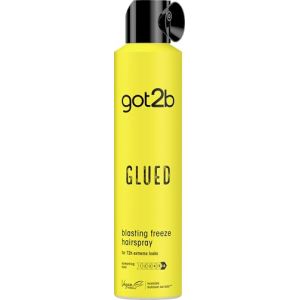 Schwarzkopf - Got2b - Spray Coiffant Fixant Glued Collé-Serré - Ne Colle Pas - Fixation Ultime - Formule Végane - Coiffant Cheveux - 300ml (Zeitburg Schmuck & Uhren, neuf)