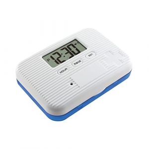 BTOSEP Pilulier &eacute;lectronique, pilulier avec Alarme Pilulier &eacute;lectronique avec &eacute;cran LCD 6 Compartiments Rappel de Pilule num&eacute;rique Mini pilulier Portable ext&eacute;rieur avec Alarme (Simuwuding, neuf)