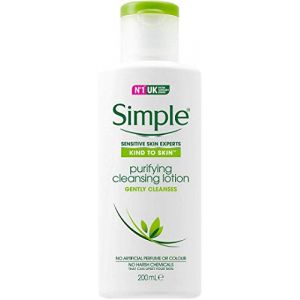 Simple Kind to Skin Purifying Cleansing Lotion 200 ML (Direct Care, neuf)