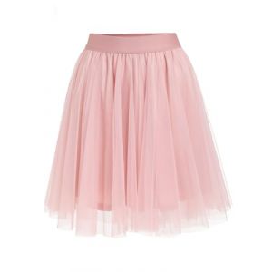 Eisnnu Jupe Tulle Femme 3 Couches Tutu en Tulle Taille Elastique Jupe Trap&egrave;ze Blanc Noir Rose pour Soir&eacute;e de Bal de Mariage Dames Tutu (Eisnnu, neuf)