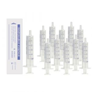Seringue en Plastique Stérile de 5 mL, 50 Pièces, Seringue en Plastique sans Aiguille, Seringue pour Liquide, Adaptée aux Laboratoires Scientifiques (ALWSCI Technologies, neuf)