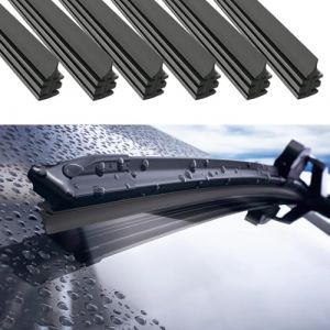 Gomme D'essuie-glace Découpables,6PiècesRecharges de Balais D'essuie-Glace, Lames D'essuie-Glace de Rechange En Caoutchouc, 800mm Désossé Essuie-Glace Lames, Caoutchouc D'essuie-Glace de Rechange (DIDIhouse, neuf)
