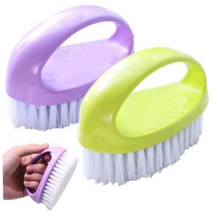 2pcs brosse à broussailles à main, doux réutilisable en plastique multifonctionnel Brosse d'épurole (bBiufuLlai, neuf)