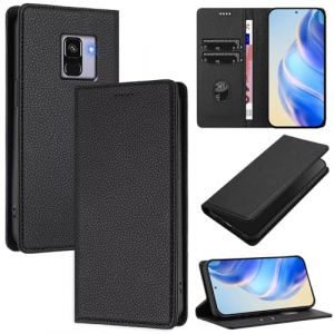 xinyunew Coque pour Samsung Galaxy A8 2018/A530, RFID Blocage Portefeuille Etui &agrave; Rabat, Housse en Cuir PU pour Samsung Galaxy A8 2018/A530, Noir (xinyunew, neuf)