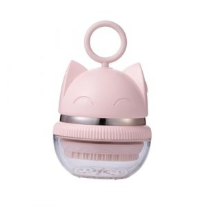 HONITANO 1ensemble Brosse Nettoyante Électrique Pour Visage à Tête Rotative Masseur Facial Mignon Forme De Chat Rechargeable Et Portable Pour Nettoyage à Ou Voyage (LUWELI, neuf)