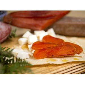 200 gr - Poutargue de mulet. Cabras, Sardaigne. Mullet Roe. Oeufs de mulet transform&eacute;s &agrave; Cabras (Sardaigne), selon la recette originale (INKE, neuf)