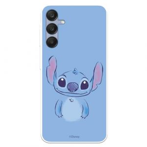 Coque compatible avec Samsung Galaxy A25 5G Officielle Disney Stitch Bleu pour protéger votre téléphone portable Coque en silicone transparent souple sous licence officielle Lilo & Stitch (La Casa de Las Carcasas, neuf)