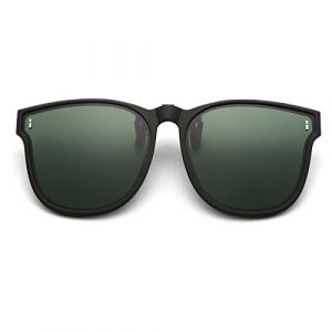 Long Keeper Clip Lunettes de Soleil Polaris&eacute;es, Clip Solaire pour Lunettes de Vue, Clipsable Sur Lunette de Soleil Polarisante pour Femme Homme (LongKeeper, neuf)