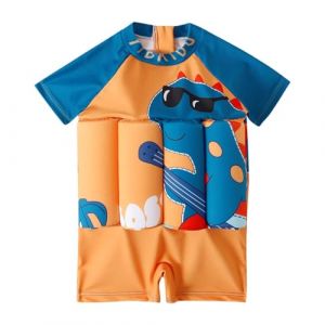 Brassard Piscine Enfant Maillot de Bain Bou&eacute;e Int&eacute;gr&eacute; Une-pi&egrave;ce Brassard Bebe Maillot de Bain Flottants Flottabilit&eacute; R&eacute;glable Protection pour Fille B&eacute;b&eacute; Tout Petit Gar&ccedil;on 1-6 Ans (LcYjplaz, neuf)