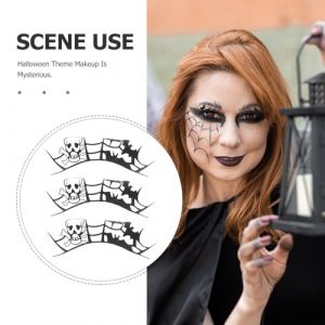 Healifty 7 Paires de Faux Cils Auto-Adh&eacute;sifs Gothiques Denses pour Halloween Cils de D&eacute;guisement Originaux et Accessoires Cosplay Femme Maquillages de Sc&egrave;ne Cr&eacute;atifs pour F&ecirc;tes et (Madonna Tied, neuf)
