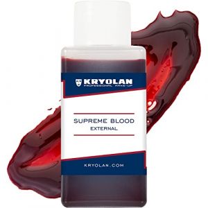 Kryolan Supreme Blood External faux sang 50 ml - idéal pour le maquillage des enfants, Halloween, théâtre, film, TV, LARP & Make-up Artists (Kryolan Professional Make-up, neuf)