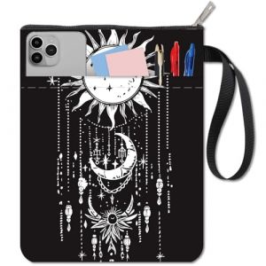 CRASPIRE Housse de Protection pour Livre avec Fermeture Éclair et Tissu Lavable de 11 x 8.7 pouce pour Lecteur de Livres Bibliothécaire Rat de Bibliothèque Bibliophile Couverture Rigide Livre de Poche (CRASPIRE FR, neuf)
