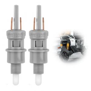 2 pcs Contacteurs de Feu Stop M6 Gauche ou Droite, Interrupteur de Feu Stop Assemblage, pour Scooter 50cc Booster Nitro Ovetto Bw's Stunt Rocket Slider Aerox Mach-G Jog-R Ovetto Neo's et (TuXingMeiLing, neuf)