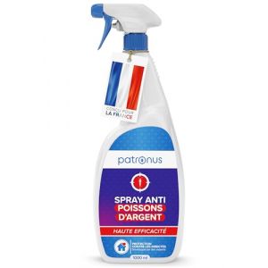 Spray anti pour lutter contre les poissonsd'argent [1000 ml] - Spray efficace contre les poisson d'argent comme alternative aux pièges à poissons d'argent Patronus (Patronus Webshop, neuf)