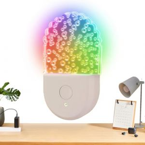 Veilleuses à brancher pour prise murale, veilleuse pour à brancher sur le mur, Veilleuse LED à prise murale à 6 couleurs changeantes pour, Veilleuse LED multicolore enfichable pour escalier, couloir, (sttsnacaaq, neuf)