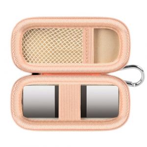 &Eacute;tui pour moniteur cardiaque compatible avec AliveCor KardiaMobile 6L, moniteur ECG &agrave; 6 mesures, compatible avec les smartphones Apple et Android, &eacute;tui uniquement (rose) (Casmilee EU, neuf)