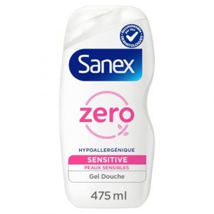 SANEX – Gel Douche Hypoallergénique Peaux Sensibles, Soin Doux Sans Parfum (Flacon 475mL) - Le Lot De 3 (Franc shopping, neuf)