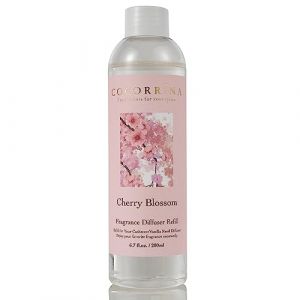 COCORR&Iacute;NA Recharge Diffuseur de Parfum - Cherry Blossom 200ml Huile parfum&eacute;e pour diffuseur &agrave; Roseau Parfum d'ambiance pour Chambre &agrave; Coucher, Salle de Bain, Bureau, Maison d&eacute;co (COCORRINA, neuf)