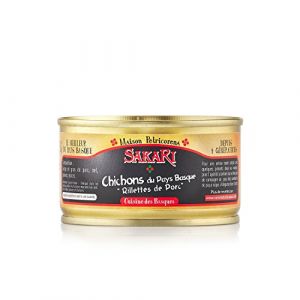 Sakari - Chichons Du Pays Basque (Rillettes De Porc) 130 G (PETRICORENA, neuf)