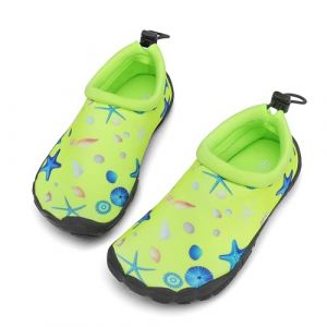 Mishansha Chaussures Aquatiques Enfant S&eacute;chage Rapide Chaussures de Plage Fille Gar&ccedil;on Chaussures d'eau Piscine Antid&eacute;rapantes 32 EU (hasimple, neuf)