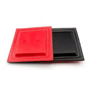 Aimants &agrave; double polarit&eacute; pour biomagn&eacute;tisme - Paire biomagn&eacute;tique Goiz - Recouvert de cuir v&eacute;g&eacute;talien - Aimants th&eacute;rapeutiques en ferrite (Par Cuantico, neuf)