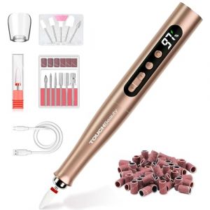 TOUCHBeauty Ponceuse pour Ongles,Lime a Ongle Electrique Sans fil,Ponceuse &agrave; Ongles pour Acrylique Gel Ongle,Manucure et P&eacute;dicure Kit Rechargeable pour Salon et Maison (TOUCHBeauty EU, neuf)