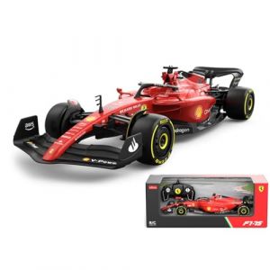 CMJ RC Cars Ferrari F1-75 Voiture Télécommandée (échelle 1:18) - Voiture Télécommandée 2022 Pilotes de Formule 1 - Charles Leclerc + Carlos Sainz Conduire pour survivre (Toys & Home, neuf)