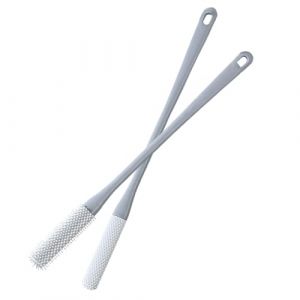 Brosse à orteils à long manche, brosse à pieds en silicone, brosse à pied à long manche sous la douche, brosse à ongles pour un nettoyage en profondeur, convient aux personnes âgées (donenk, neuf)