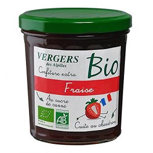 VERGER DES ALPILLES BIO - Confiture Extra Bio Fraise 370G - Savourez une d&eacute;licieuse confiture biologique ! - Lot De 3 (ViveVers, neuf)