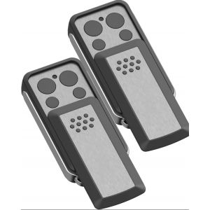 114253 Ouvre-portail de garage, t&eacute;l&eacute;commande coulissante motoris&eacute;e, t&eacute;l&eacute;commandes de portail pour AVIDSEN 114253 104257 104251, compatible avec les marques Avidsen Extel (2 stuck) (FuFangShangMao, neuf)