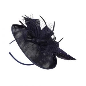 PACKOVE 1 Pièce Bandeau fleur plume voile accessoire pince à cheveux fleur groupe mode bandeau femme bande de cheveux fleur cheveux de fête fleur femelle la plume Black (Spring TU, neuf)