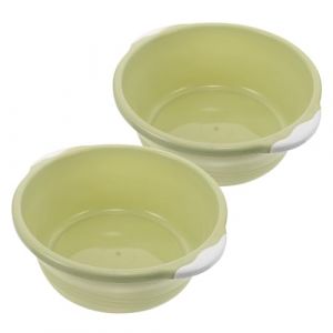 DEARMAMY 2pi&egrave;ces Lavabo Plastique Lavabo Pour Domestique Simple Pour Maison Moyenne Vert (Liiane, neuf)