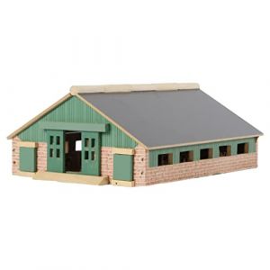 Kids Globe - 610492 - Maquette - Ferme en bois - Echelle 1:87 - 21 x 30 x 11 cm (MrPackage, neuf)