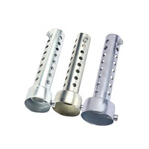 Silencieux Ecnt Moto 54 Mm,Db Killer 45Mm,Db Killer 42Mm,Déflecteur De Moto l,Pot D'Écnt De Moto l Pour Moto Db Killer Silencieux Silencieux Insert De u Déflecteur Argent (35 Mm / 42 Mm / 45 Mm)(42Mm (Youluu-cd, neuf)