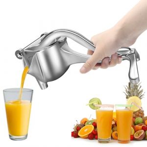 KUIRUNRX&reg; Presse Agrumes Manuel, Extracteur de Jus &agrave; Levier en Aluminium, Presse Agrume avec Poign&eacute;e Ergonomique, Utilis&eacute; pour Presser Le Jus de Citron, Le Jus d'Orange (KUIRUNRX, neuf)
